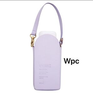 新品未使用 Wpc 折りたたみ傘 晴雨兼用 日傘 ポシェット ケース付き ラベンダー