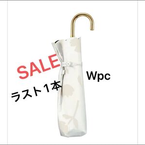 新品未使用!Wpc 折りたたみ傘 晴雨兼用 日傘 熱中症対策 大きめ オフ 花 SALE ラスト