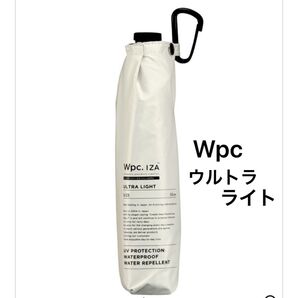 新品未使用 Wpc IZA ウルトラライト 晴雨兼用 日傘 折りたたみ傘 UVカット ブラック ユニセックス メンズ オフ