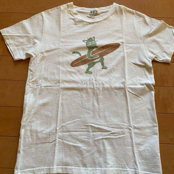 TシャツTES エンドレスサマー 白 ホワイト Mサイズ相当 古着