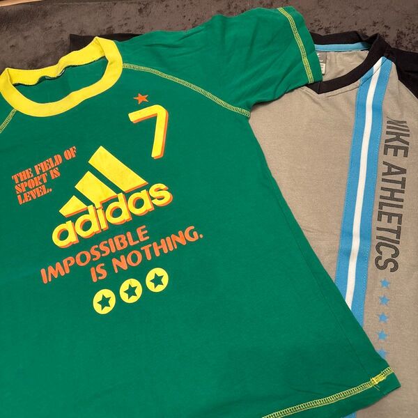 adidasとNIKE Tシャツ2枚セットサイズ140