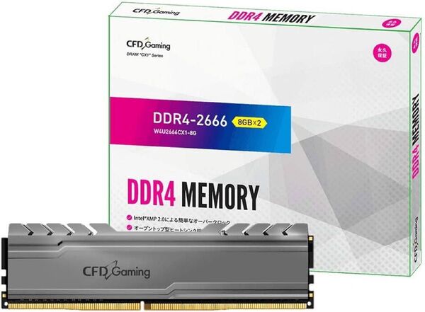 CFD Gaming DDR4-2666 8GB×2(16GB)デスクトップ用メモリ
