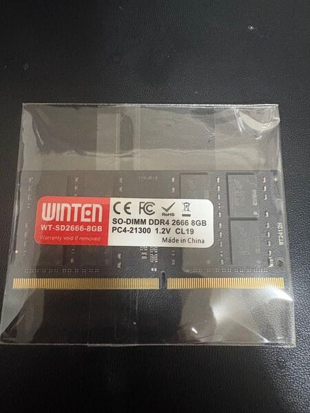 DDR4 メモリ ノートパソコン用 8GB