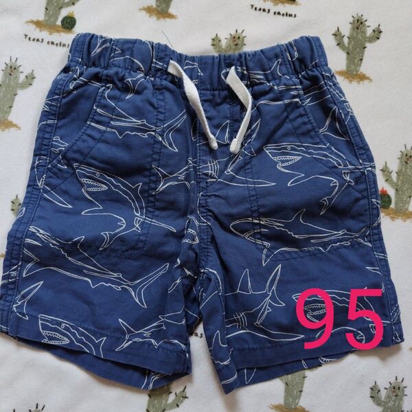 GAP 95 ショートパンツ サメ柄 男の子 短パン