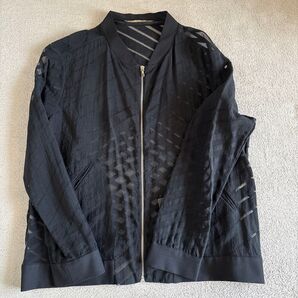 【新品未使用】シースルーブルゾン レディース 黒 ブラック 透け感 春服 夏服 ZARA