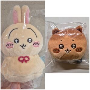 ちいかわ ウラヤハボウズ うさぎ マスコット ぬいぐるみ パン みたいな ハチワレ
