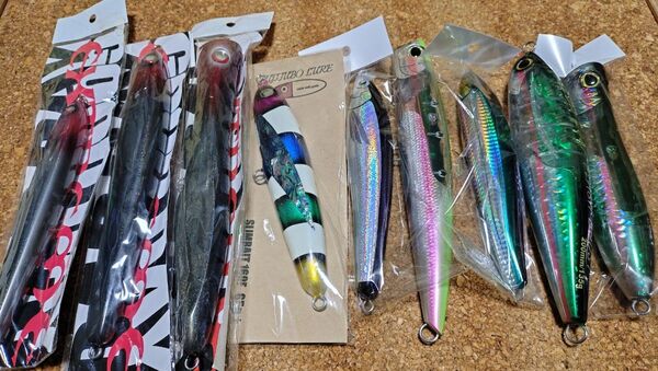 青物ルアーセット 9点セット 新品&中古 検)フジツボルアー シマノ ゲロオスギ ショアジギ タックルハウス