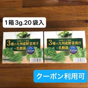 【ファッションクーポン利用可】九州産 野菜青汁 3g×40包(2箱分)分包タイプ