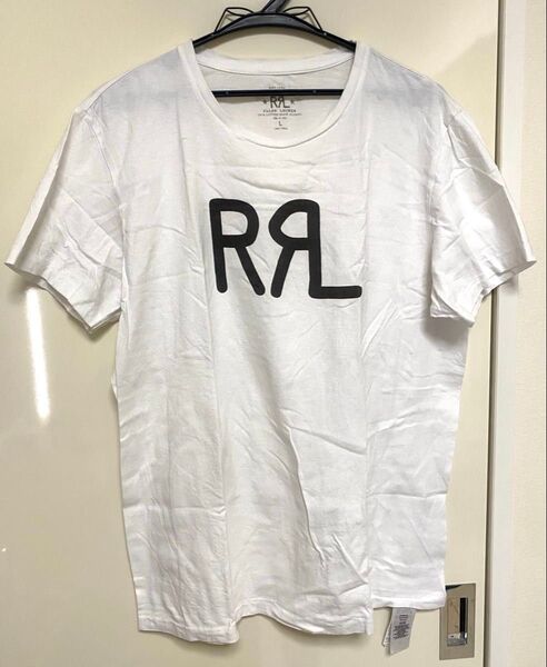 RRL (ダブルアール エル) ロゴTシャツ WHITE Lサイズ