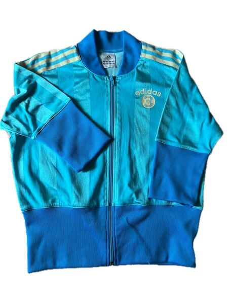 adidas アディダス トラックジャケット ブルー系 サイズL レディース スポーツウェア ショート丈