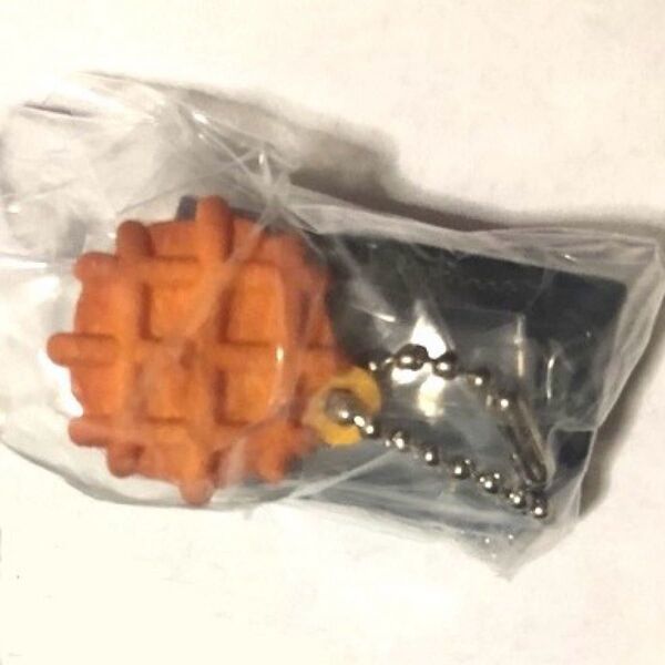 ガチャ マネケンワッフル ミニチュアダブルスイングマスコットチャーム フィギュアキーホルダー 食品サンプル フェイクフードスイーツ