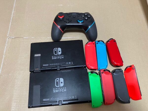 任天堂Switch本体ジャンクJoy-Con、プロコンジャンク Nintendo Switch ジョイコン7本