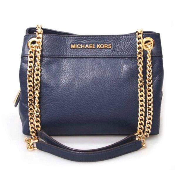 【美品】MICHAEL KORS ショルダーバッグ マイケルコース ブラック チェーン マイケルコース