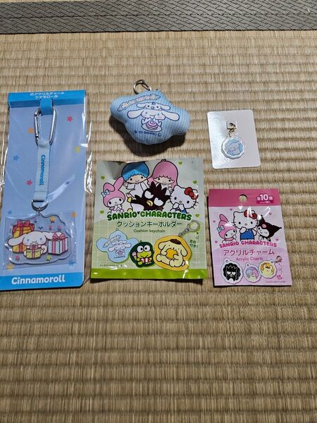 サンリオキャラクター シナモロール キーホルダー、アクリルチャーム まとめ売り