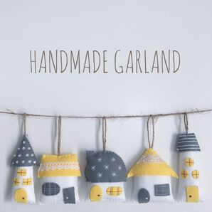 ** お家のガーランド ** ハンドメイド 北欧