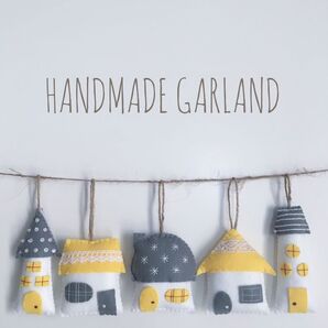 ** お家のガーランド ** ハンドメイド 北欧
