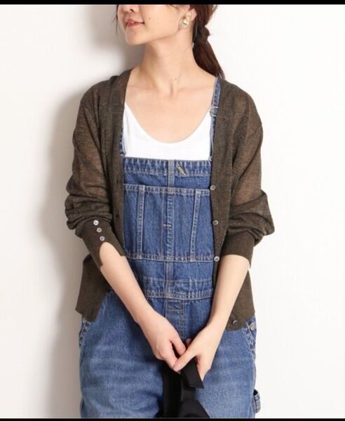 【週末限定お値下げ!!】SLOBE IENA ラメVネックカーディガン シアーカーディガン ベイクルーズ スローブイエナ