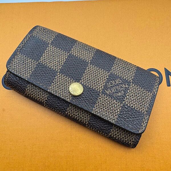 LOUIS VUITTON ルイヴィトン キーケース ダミエ ミュルティクレ4