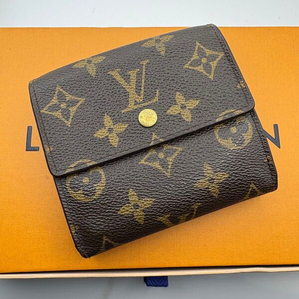 ルイヴィトン モノグラム Wホック財布 二つ折り財布 LOUIS VUITTON