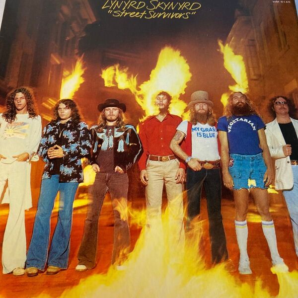 レーナード・スキナード ストリート・サーバイバーズ レコード LYNYRD SKYNYRD 動作確認なし