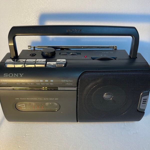 ラジカセ SONY CFM-10 ラジオカセットコーダー 一部動作確認 昭和レトロ