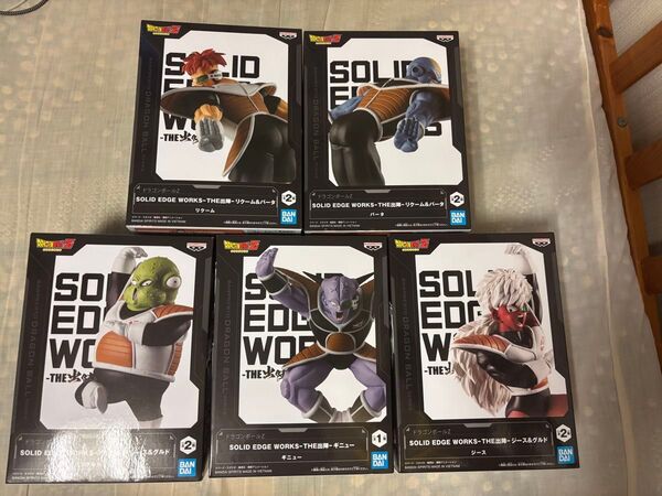 ドラゴンボールZ SOLID EDGE WORKS THE出陣 ギニュー特戦隊 バータ リクーム ジース グルド フィギュア