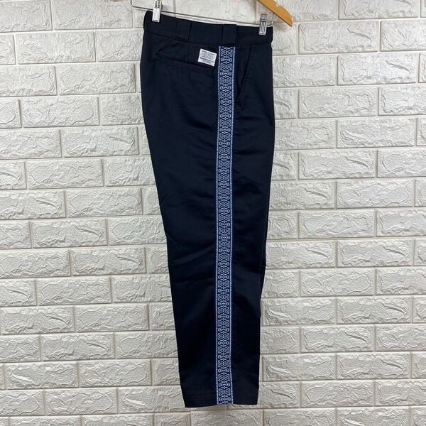 neighborhood ネイバーフッド クロス柄 サイドラインチノパン ワークパンツ M ネイビー wtaps