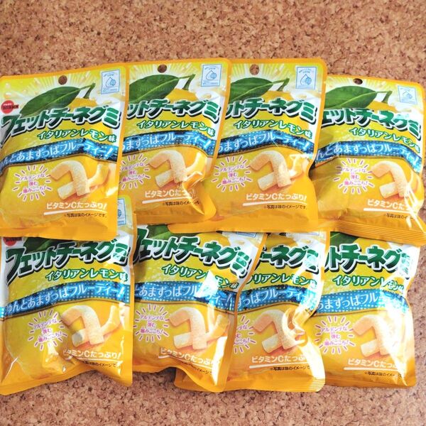 【ブルボン】フェットチーネグミ イタリアンレモン味 8袋 まとめ売り