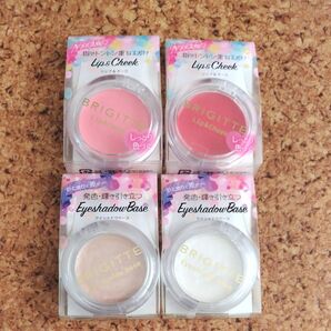 新品未使用 【SHO-BI】 ブリジット リップ&チーク RD、PK アイシャドウ下地 WH、BE