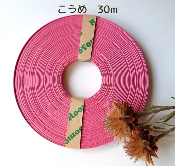 クラフトバンド エコクラフト 紙バンド こうめ30m巻