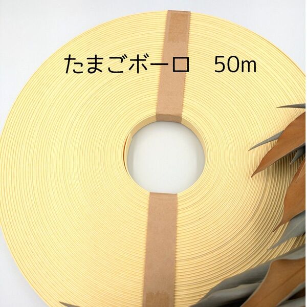 クラフトバンド エコクラフト 紙バンド たまごボーロ50m