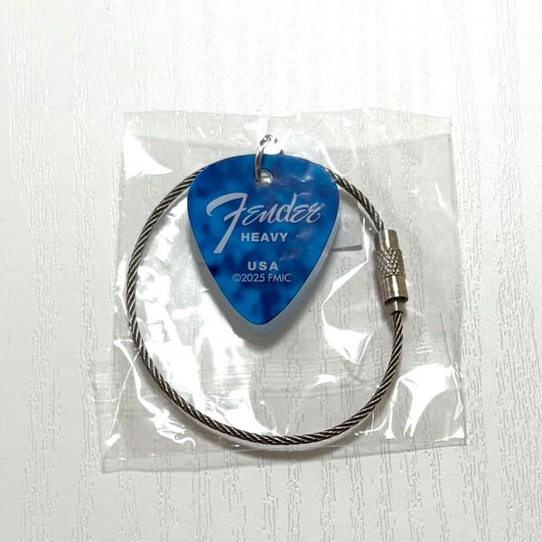 fender フェンダー ピック型アクリルチャーム パート2 ガチャ 青 ブルー