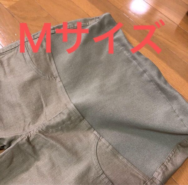 マタニティパンツ ベージュ ズボン 妊婦 トップバリュ Mサイズ ベージュ系