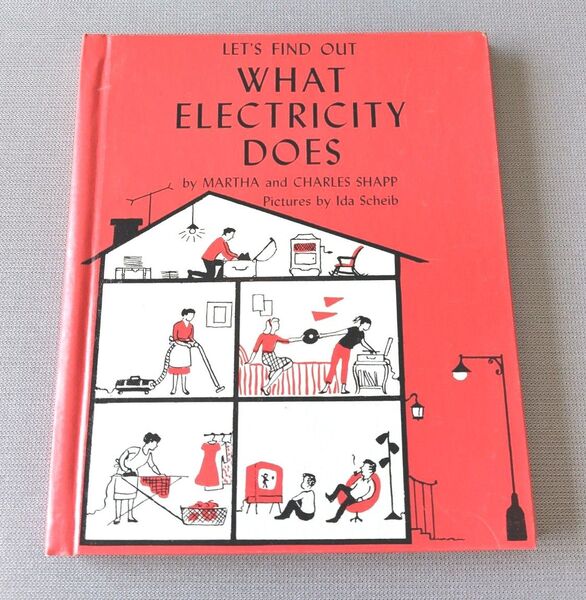 洋書/英語絵本 Let's Find Out What Electricity Does 1961年 ヴィンテージ