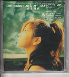 倉木麻衣 さん 「Ｃａｎ’ｔ ｆｏｒｇｏｔ ｙｏｕｒ ｌｏｖｅ／ＰＥＲＦＥＣＴ ＣＲＩＭＥ」 ＣＤ 未使用・未開封