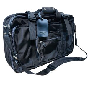 ANA ビジネスバッグ ブラック ガーメントバッグ 2way 大型ファスナー ビジネスバッグ ブリーフケース