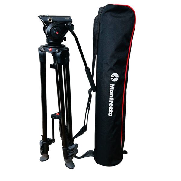 Manfrotto 伸縮式ツインアルミ三脚 MVT502AM 雲台MVH500A マンフロット カメラ