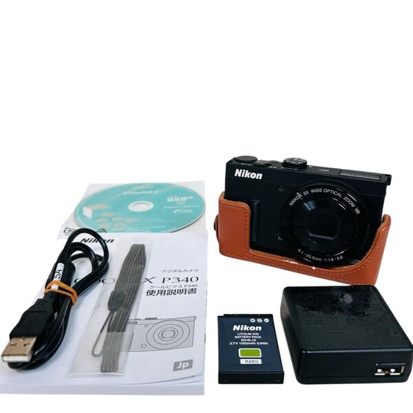 Nikon COOLPIX P340 デジタルカメラ 1200万画素 ブラック