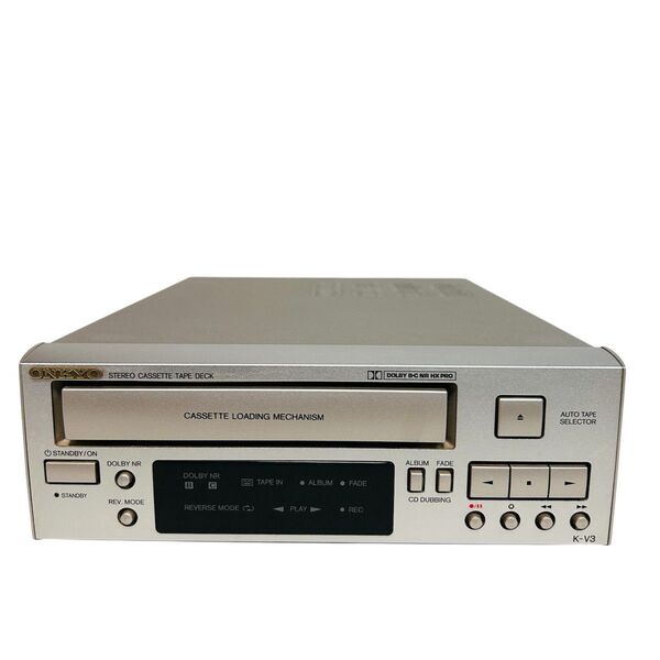 ONKYO オンキヨー K-V3-S オートリバース カセットデッキ ドルビーB/C NR