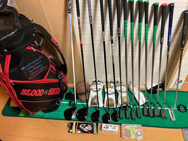 ジャスティック プロシード 地クラブ テーラーメイド バーナー メンズ ゴルフセット 新品 未使用 ボール、手袋、ロストボール