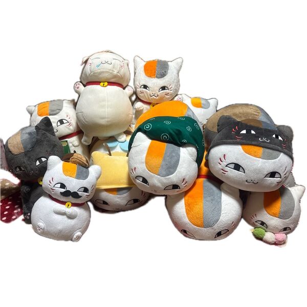 夏目友人帳ニャンコ先生ぬいぐるみ グッズまとめ売りプライズ