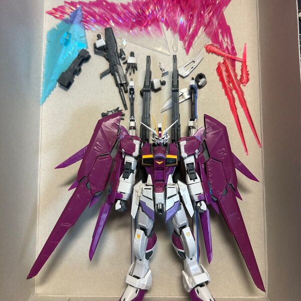 ジャンク ガンプラ RG デスティニーインパルスガンダム 光の翼 組み立て済み 完成品