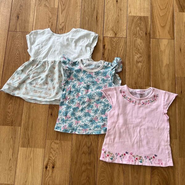 UNIQLO PAUL&JOE 半袖Tシャツ 3枚セット 100cm