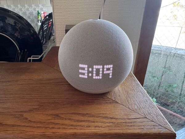 Echo Dot with Clock第5世代 ホワイト美品
