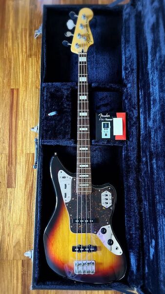 fender JAGUAR BASS JAB-EQ ハードケース&ペダルチューナー FTN-1新品セット ジャガーベース