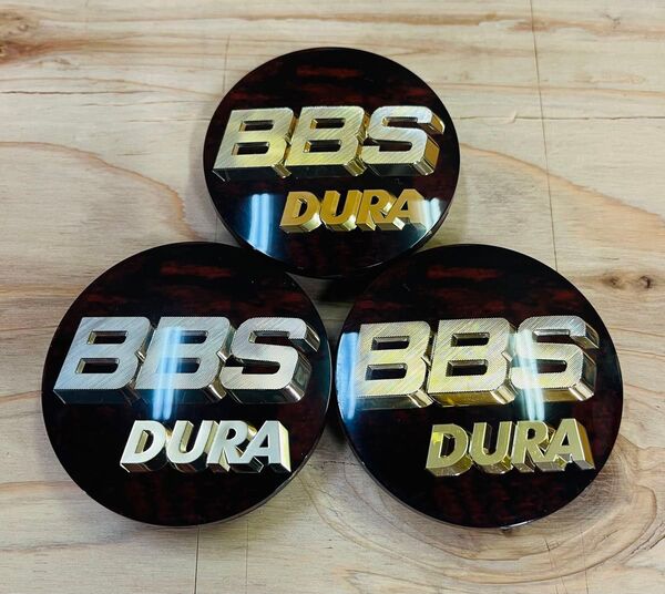 正規品 BBS DURA センターキャップ エンブレム 3個 70mm 70Φ