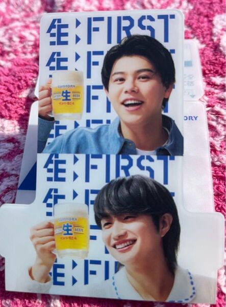 サン生BE:FIRSTスタンディングコースター(ミニストップ)