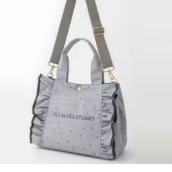 JILL by JILL STUART BOOK ハートフリルバッグ GRAY