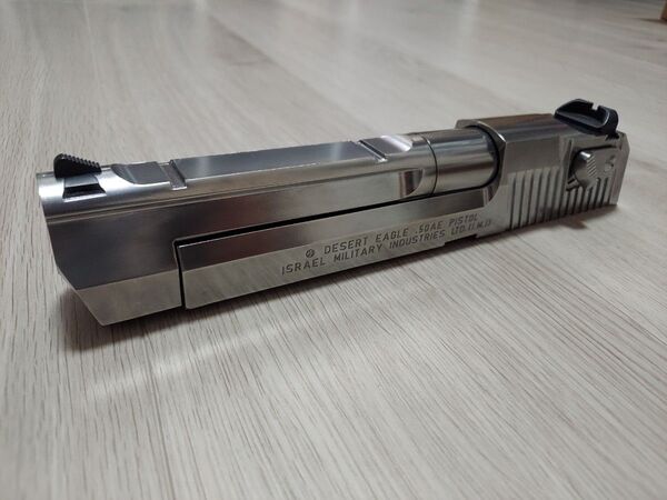 美品 デザートイーグル50AE ステンレスモデル バレルスライド一式 パーツセット 東京マルイ