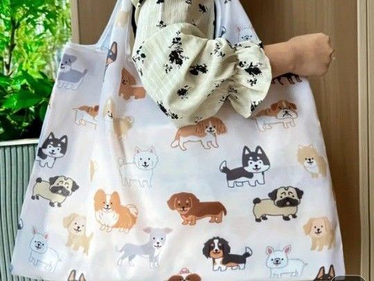犬柄トート・エコバッグ 新品未使用